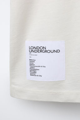 CAMISETA ESTAMPADO UNDERGROUND LONDON  / Crudo - Zara фото 4