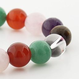 Браслет "Классика" из самоцветов 10мм, длина 18см