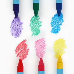 Восковые мелки - карандаши «Ну, погоди!», 6 цветов