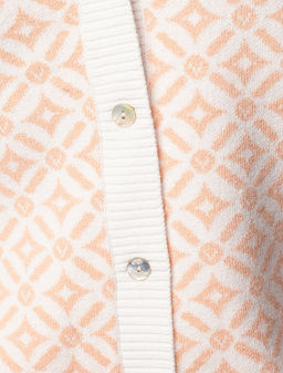 VILATTE / Жакет тонкой и эластичной жаккардовой вязки  фото 3