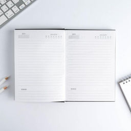 Подарочный набор ежедневник 80 л и ручка «Авокадо будни»