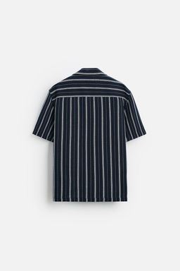STRIPED TEXTURED SHIRT - Zara фото 7
