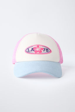 AGES 6-14/ EMBROIDERED MESH CAP - Zara фото 4