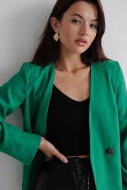 Двубортный жакет без лацканов - Martichelli фото 5