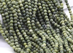 Бусины из нефрита Бовена шарик 6мм матовый, 36см, 58 бусины. Радуга камня