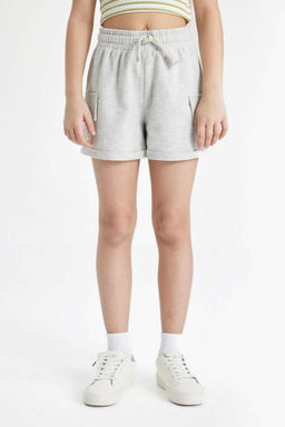 Шорты карго с карманами для девочек - Defacto фото 4