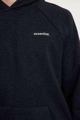 TRENDYOL MAN Bej Unisex Oversize/Genis Kesim Reglan Kol Sloganl? Kapusonlu Sweatshirt TMNAW25SW00156 - Trendyolmilla фото 23