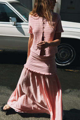 COMBINED KNIT SKIRT - Zara фото 24