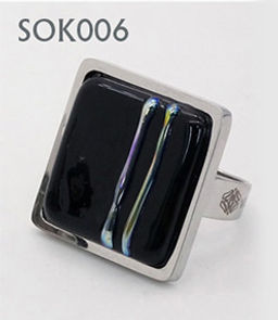 Кольца из муранского стекла