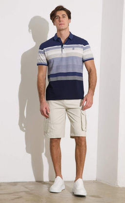 Футболка-поло F211-07-564b blue - Fine joyce фото 9