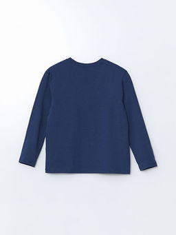 Bisiklet Yaka Bask?l? Erkek ?ocuk Ti??rt 2li