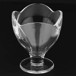 Креманка стеклянная Крокус 260мл, д9,8см, h11,7см, на ножке, набор 6шт, в коробке, Дели Гласс (Deli Glass) (Китай) - Домашняя мода фото 2