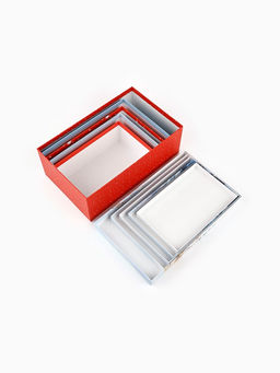 Набор подарочных коробок 5 в 1 Сказочная новогодняя акварель, 32.5?20?12.5 - 22?14?8.5 см