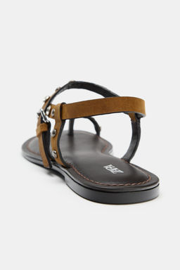 SANDALIA SERRAJE TACHAS / Marr?n - Zara фото 6