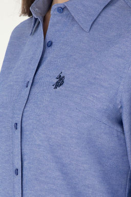 Женская базовая рубашка Saks с длинным рукавом Неожиданная скидка в корзине - U.s. polo assn фото 7