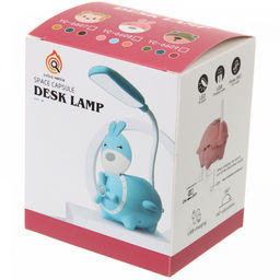 Цена за 2 шт. Настольная лампа "Sweet - Зверюшка" LED, USB 3w 5v, Голубой