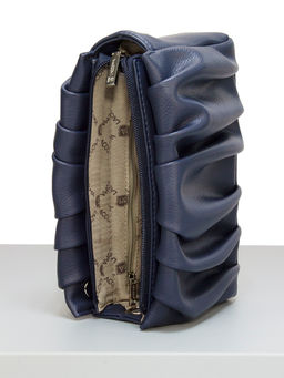 LACCOMA сумка Алиса-23-L815 серо-синий эко кожа хлопок фото 4