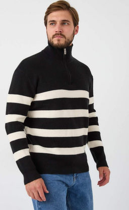 Джемпер F421-1545 black-white - Fine joyce фото 3