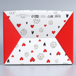 Коробка подарочная сборная, упаковка, «Люблю», 30 х 23 х 12 см