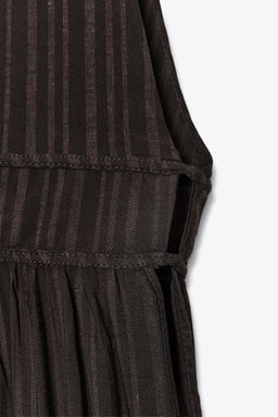 STRIPED LONG WAISTCOAT - Zara фото 4