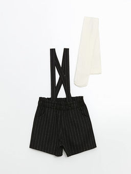 ?izgili Ask?l? K?z ?ocuk ?ort ve K?lotlu ?orap 2li