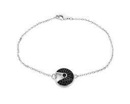 Браслет, куб.циркон., МЦВ2051ч