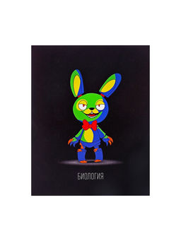 Набор предметных тетрадей Calligrata «Неоновые звери», 10 предметов, 48 листов, со справочным материалом, обложка из мелованного картона, неоновая...