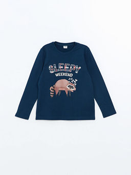 Bisiklet Yaka Erkek ?ocuk Pijama ?st