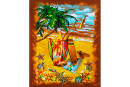 Полотенце банное вафельное 100*150 БВ 202 рд (657-2п) - Наталья-текстиль фото 2