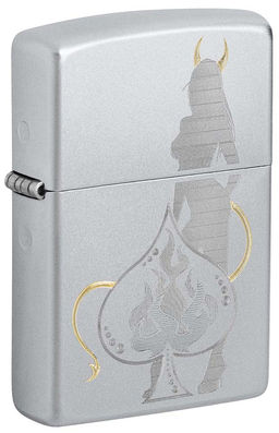 Зажигалка ZIPPO Дьявольский туз пик | Devilish Ace 48658