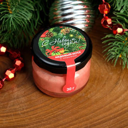 Крем-мёд С новым годом!, вкус: малина, 30 г