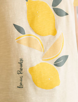 VILATTE / Футболка из фактурного полотна с авторским принтом фото 2