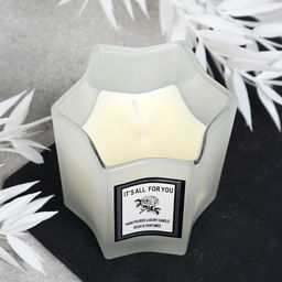 Свеча ароматическая в подсвечнике 7х7 см / B712 /уп 96/ - ГалеонТрейд фото 15