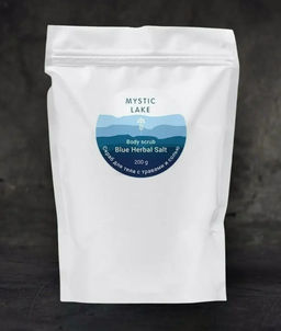 Скраб для тела с травами и солью Blue Herbal Salt 200 г - Mystic lake фото 4