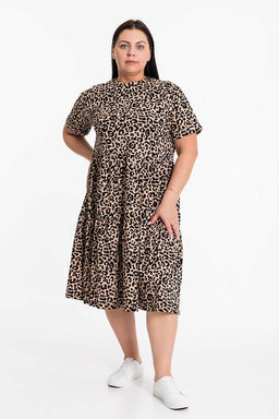 Платье М325066а Бежевый темн