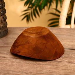 Тарелка, 20×18×8 см, тиковое дерево