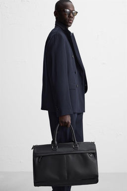 TEXTURED TRAVEL SUITCASE - Zara фото 9