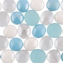 Blumentag GLG-08/17 МАРБЛС камни стеклянные 17 - 19 мм 6 х 340 г  10 г №05 ассорти