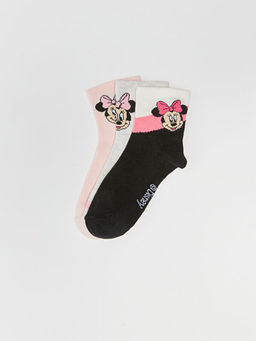 Minnie Mouse Desenli K?z ?ocuk Soket ?orap 3l? - Waikiki фото 3