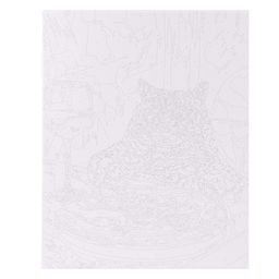 Картина по номерам на холсте с подрамником «Котик за ужином», 40×50 см