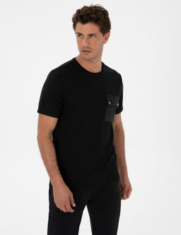 Siyah Regular Fit Ti__rt