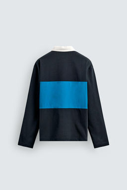 REGULAR FIT COLOUR BLOCK POLO SHIRT - Zara фото 10