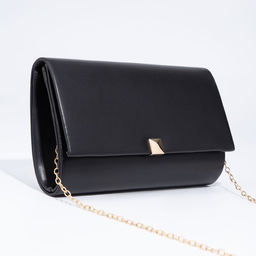 Сумка-клатч на клапане, цвет чёрный - Simaland фото 3