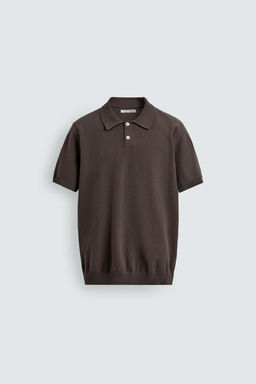 POLO PUNTO REGULAR FIT ESTRUCTURA / Blanco - Zara фото 14