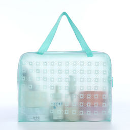 Косметичка на молнии, цвет зелёный - Simaland фото 5