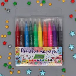 Фломастеры пищевые, набор, 10 шт. - Кондимир фото 5