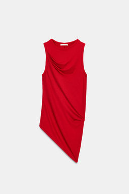 DRAPED SLEEVELESS TOP - Zara фото 5