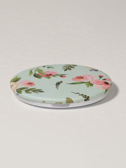 Цена за 3 шт. Зеркало складное «Цветы», d=7.5 см, с увеличением х2, рисунок МИКС