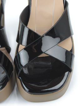 08-PEAG87-2 BLACK Босоножки женские (натуральная кожа) - Фабричный китай фото 9