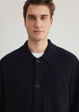 Dugmeli Lacivert H?rka - Mavi фото 6